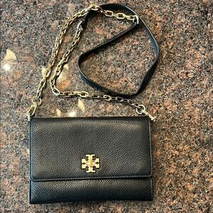 Tory Burch Black Leather Crossbody Bag